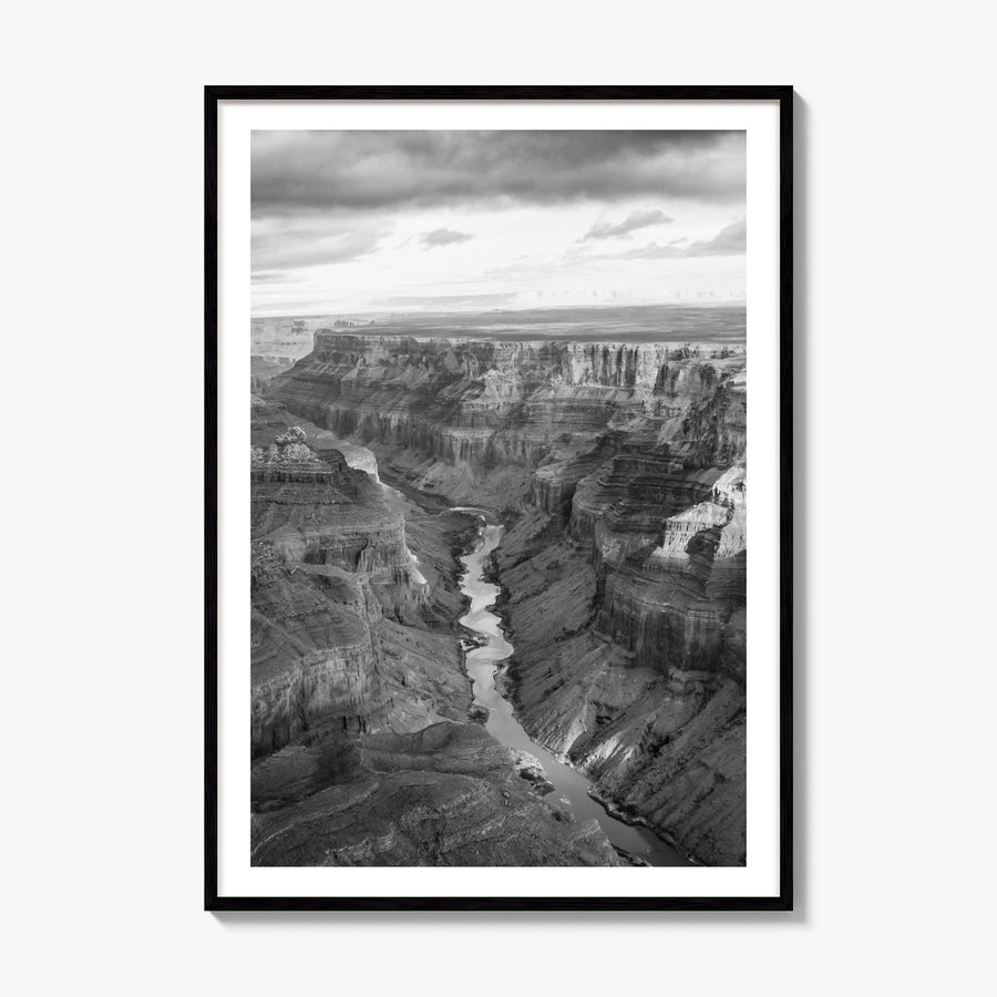 Grand Canyon Photo Poster, framed poster mockup, white border