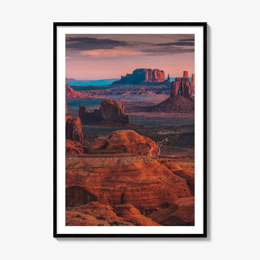 Grand Canyon Photo No 2 Poster, framed poster mockup, white border