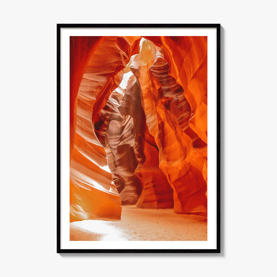 Grand Canyon Photo No 3 Poster, framed poster mockup, white border