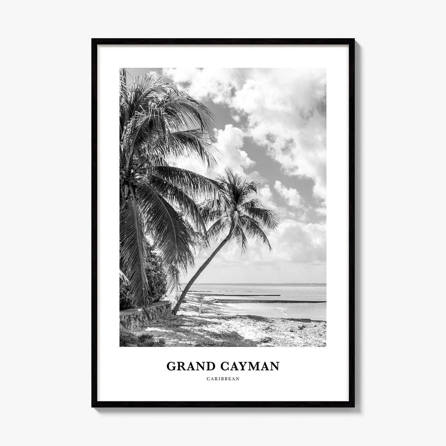 Grand Cayman Classic Poster, framed poster mockup