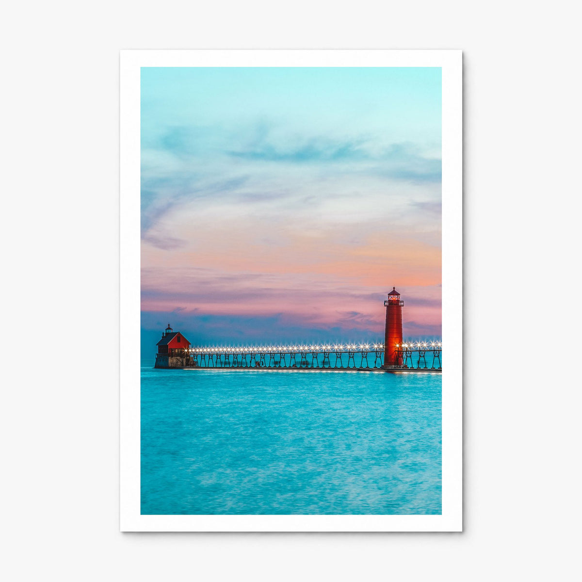 Grand Haven Photo Poster, print only (unframed), white border