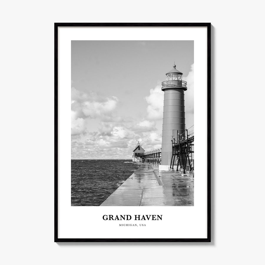 Grand Haven Classic Poster, framed poster mockup