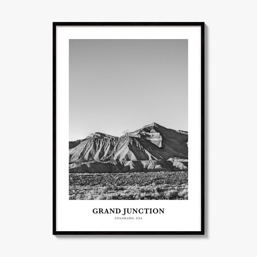 Grand Junction Classic Poster, framed poster mockup