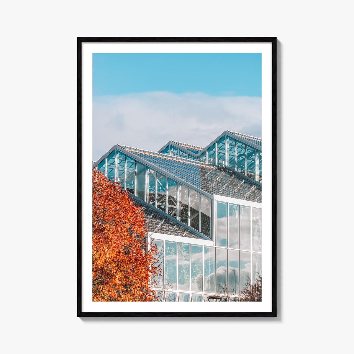 Grand Rapids no. 3 colorful photo poster of Michigan, USA – vertical wall art, unframed print shown in interior mockup
