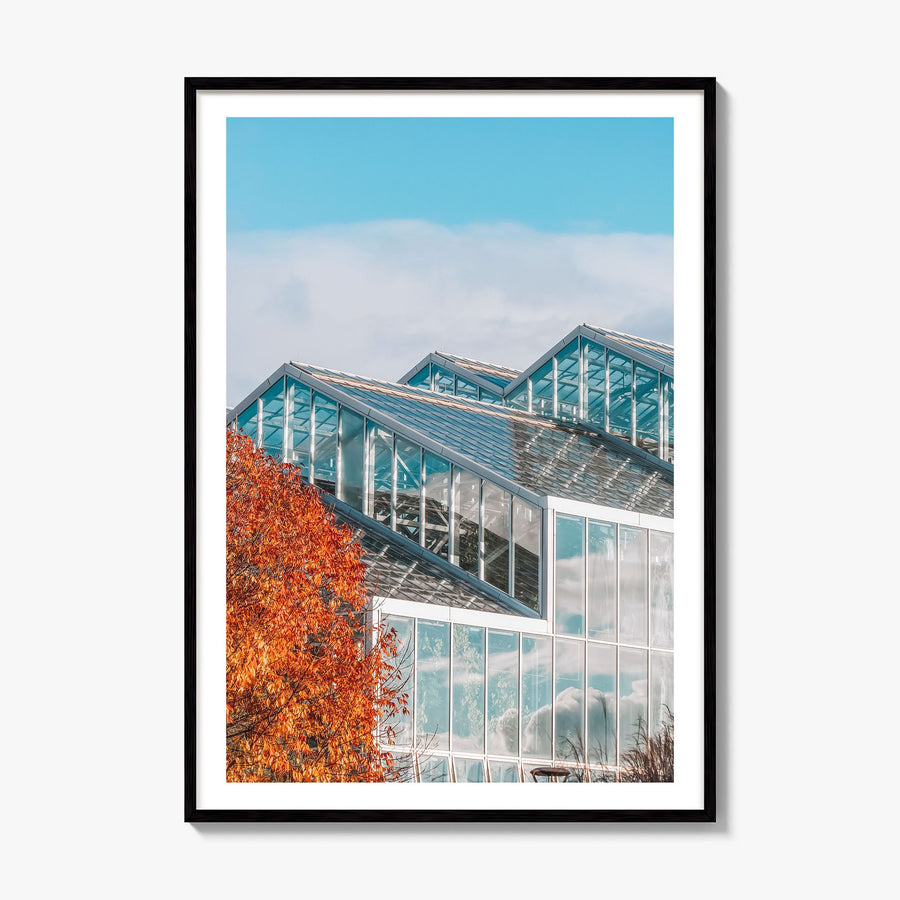 Grand Rapids Photo No 3 Poster, framed poster mockup, white border