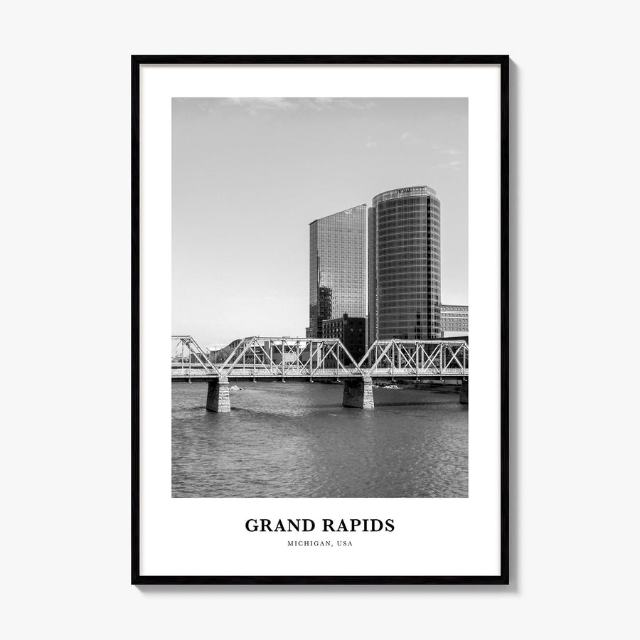 Grand Rapids Classic No 1 Poster, framed poster mockup