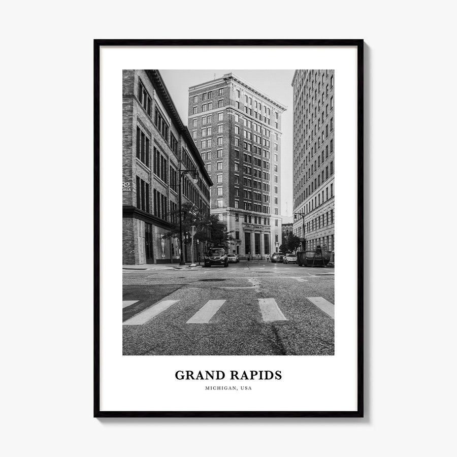 Grand Rapids Classic No 2 Poster, framed poster mockup