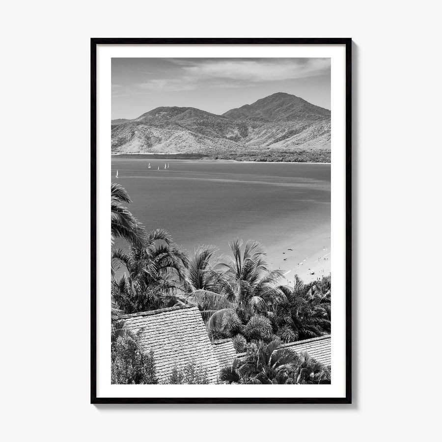 Great Barrier Reef Photo Poster, framed poster mockup, white border