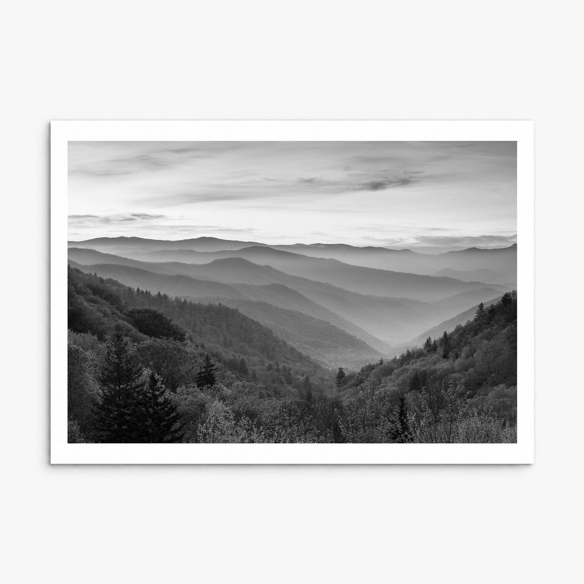 Great Smoky Mountains National Park Photo No 1 Poster, print only (unframed), white border