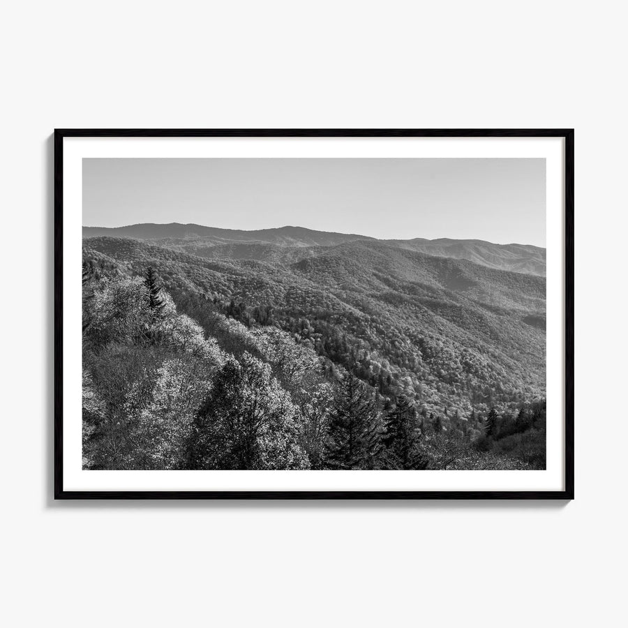 Great Smoky Mountains National Park Photo No 2 Poster, framed poster mockup, white border