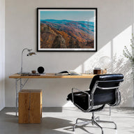 Great Smoky Mountains National Park no. 1 colorful photo poster of Tennessee & North Carolina, USA – horizontal wall art in b