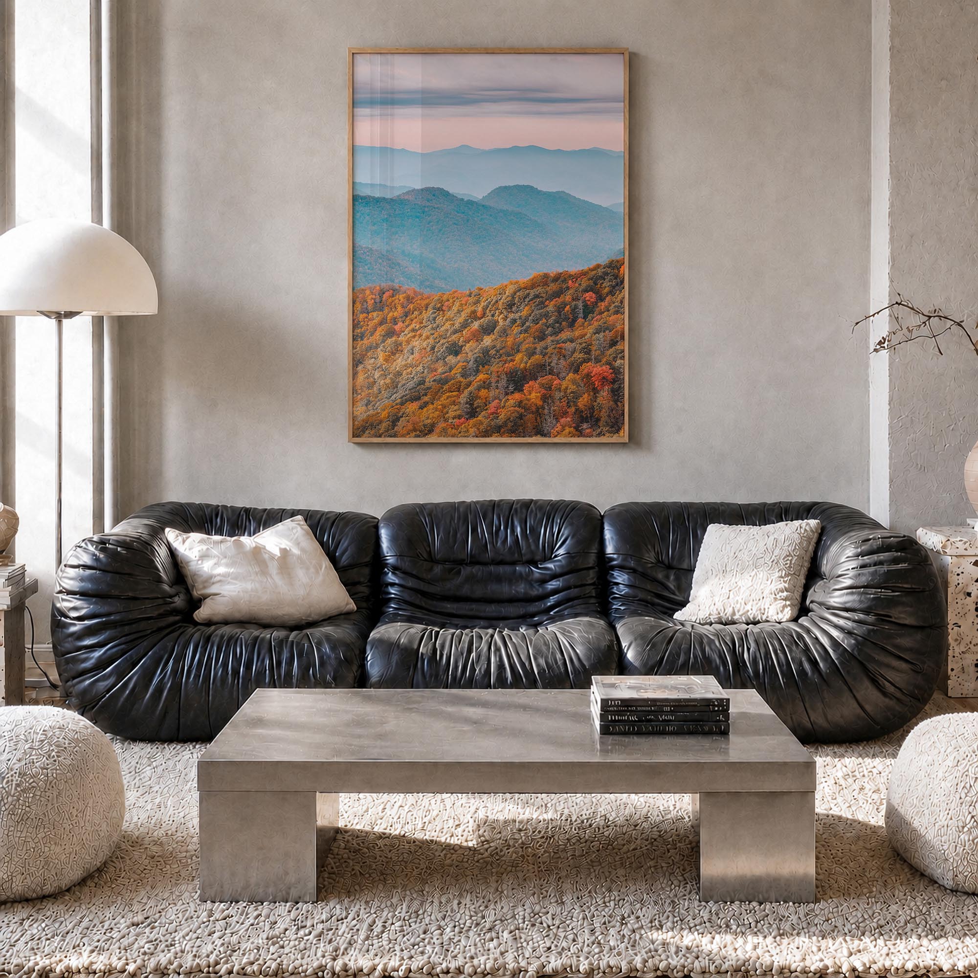 Great Smoky Mountains National Park no. 1 colorful photo poster of Tennessee & North Carolina, USA – vertical wall art in nat