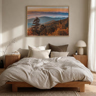 Great Smoky Mountains National Park no. 2 colorful photo poster of Tennessee & North Carolina, USA – horizontal wall art in n