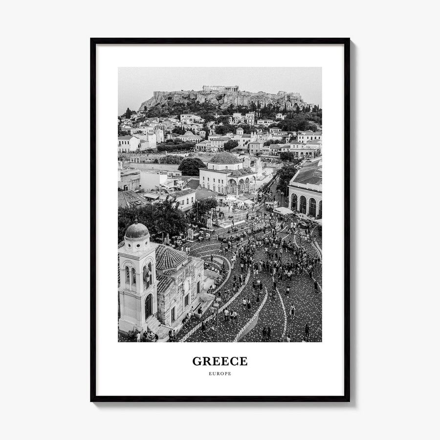 Greece Classic No 1 Poster, framed poster mockup