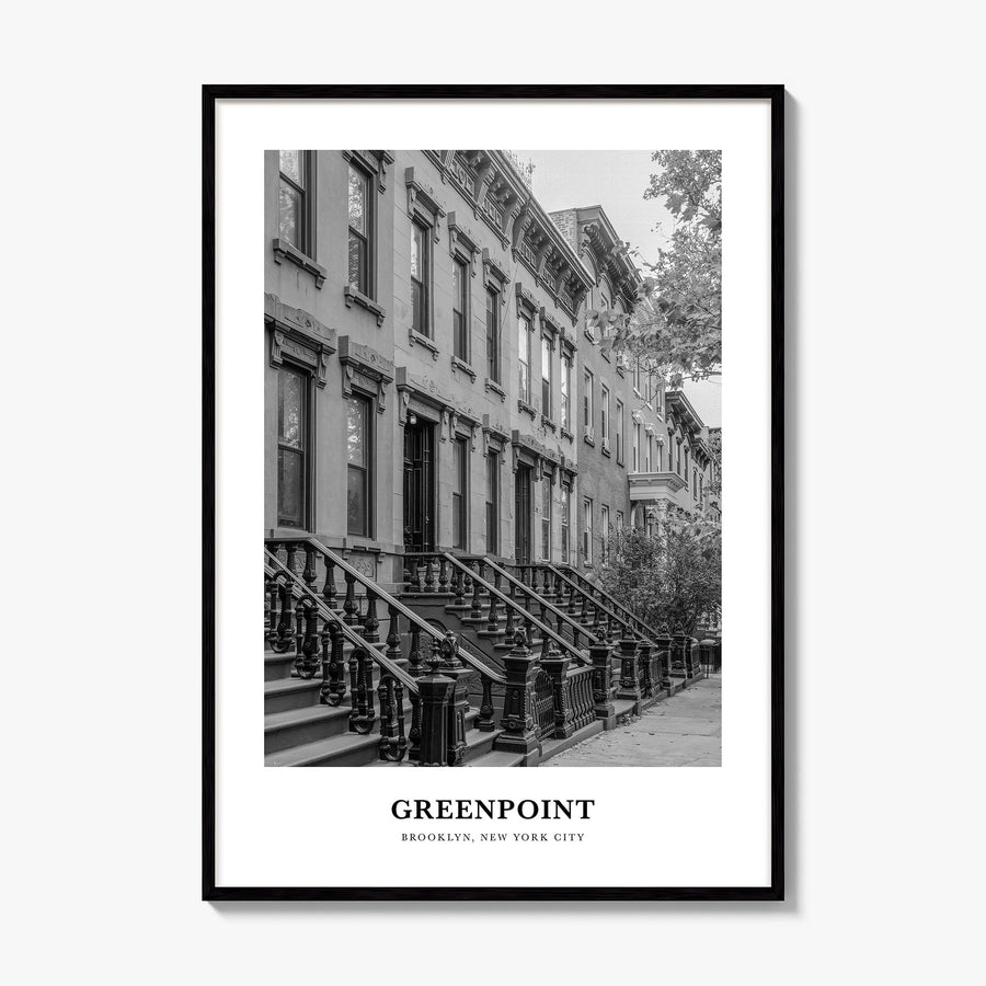 Greenpoint Classic Poster, framed poster mockup