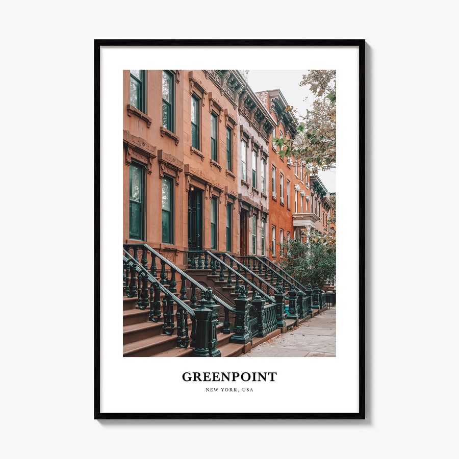 Greenpoint Classic Poster, framed poster mockup