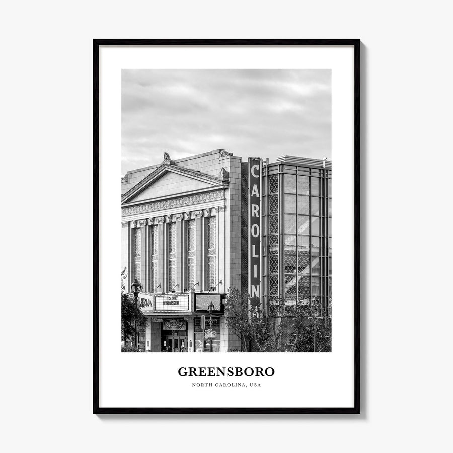 Greensboro Classic No 1 Poster, framed poster mockup