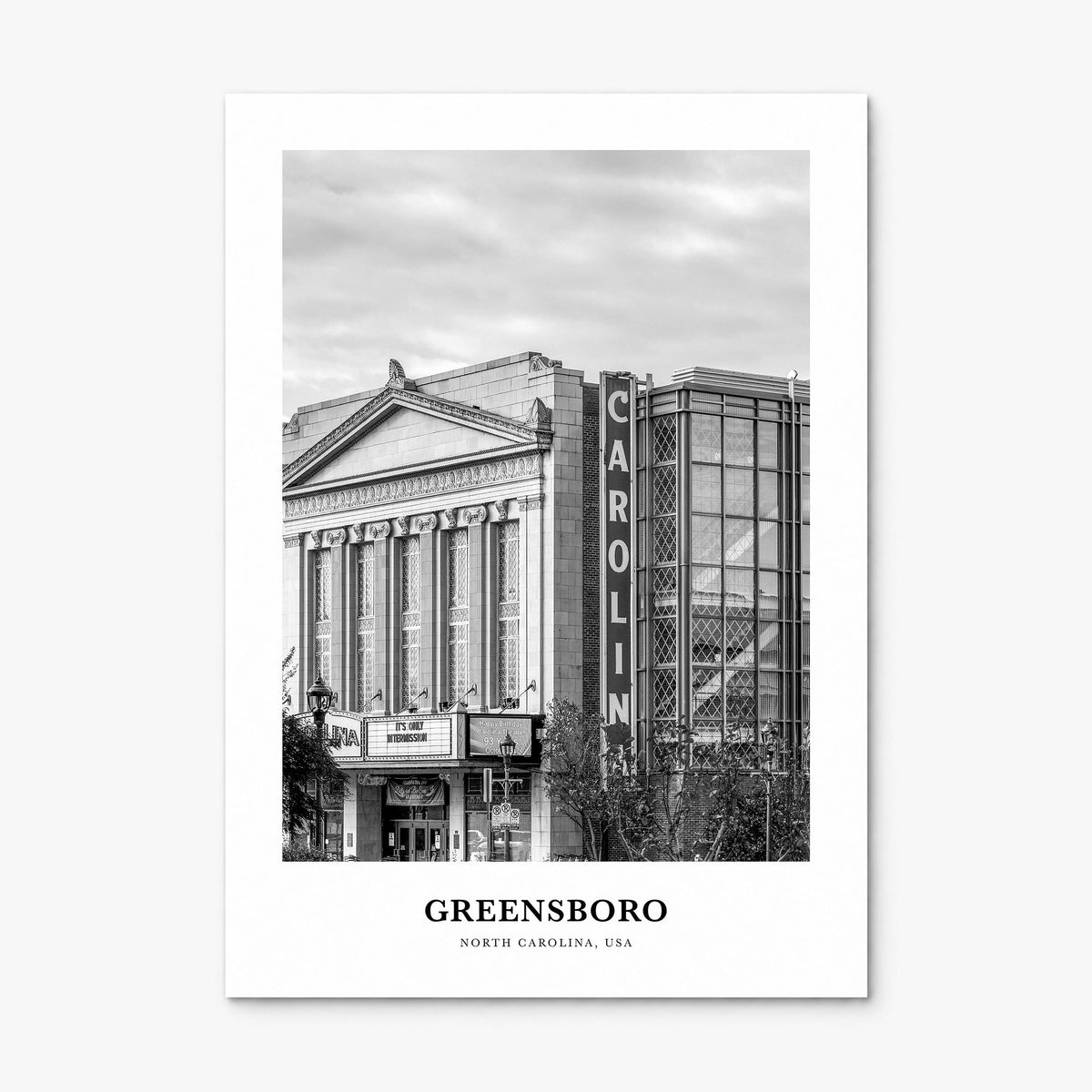 Greensboro Classic No 1 Poster, print only (unframed)