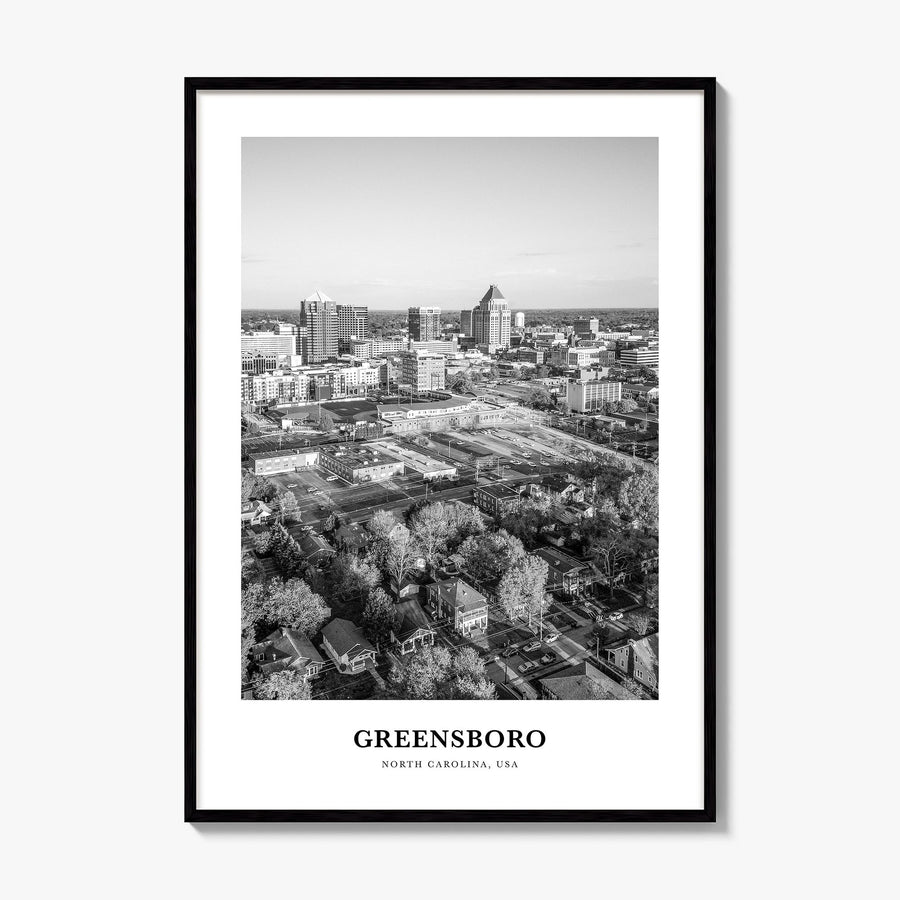 Greensboro Classic No 2 Poster, framed poster mockup