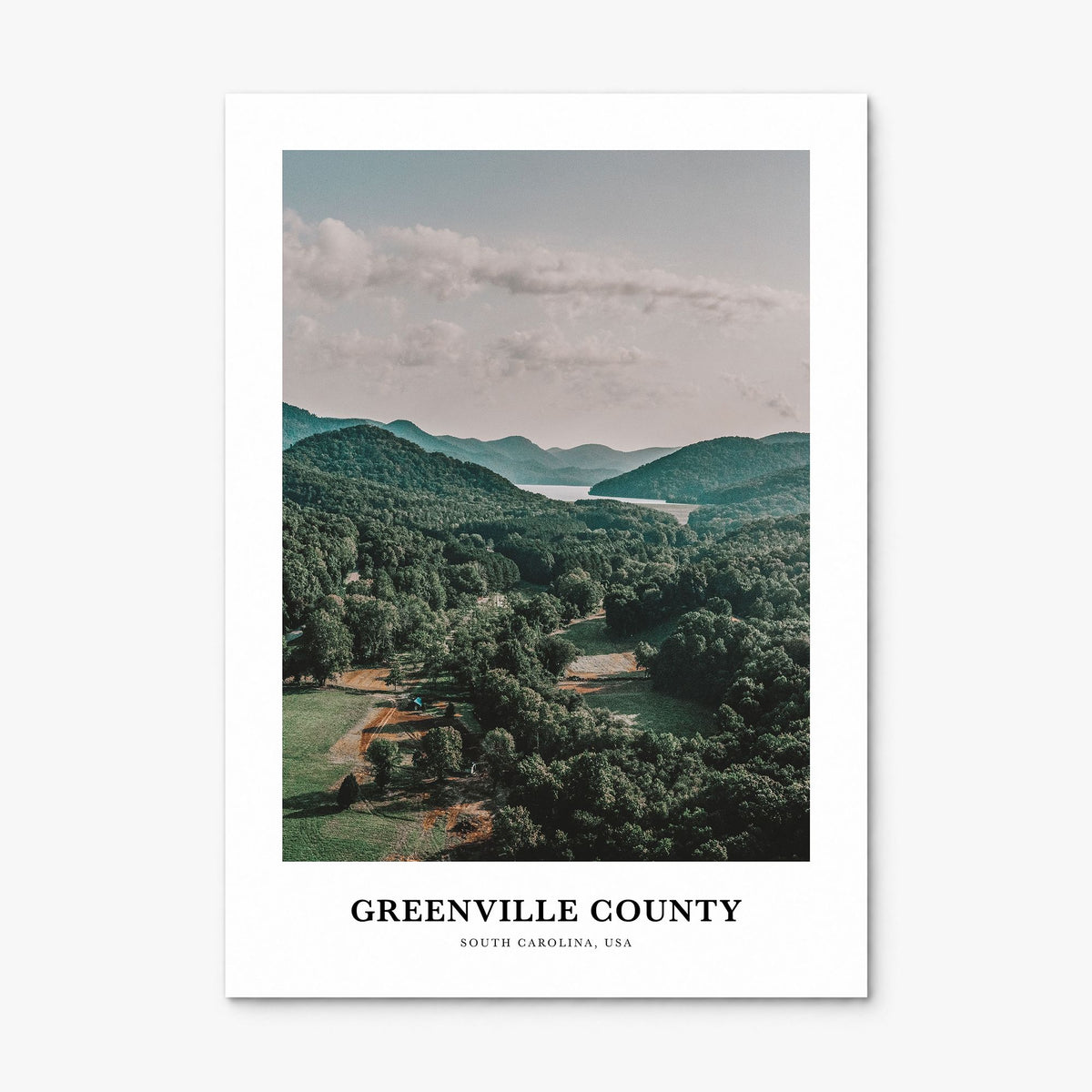 Greenville County Classic Poster, print only (unframed)