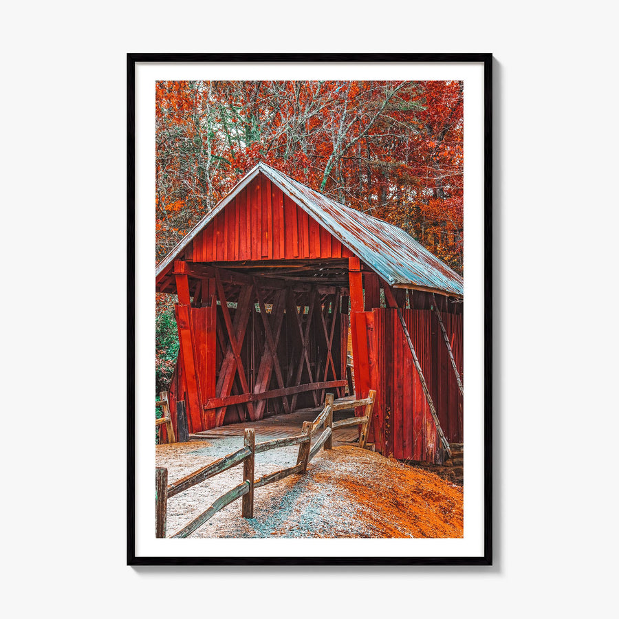 Greenville, South Carolina Photo No 2 Poster, framed poster mockup, white border