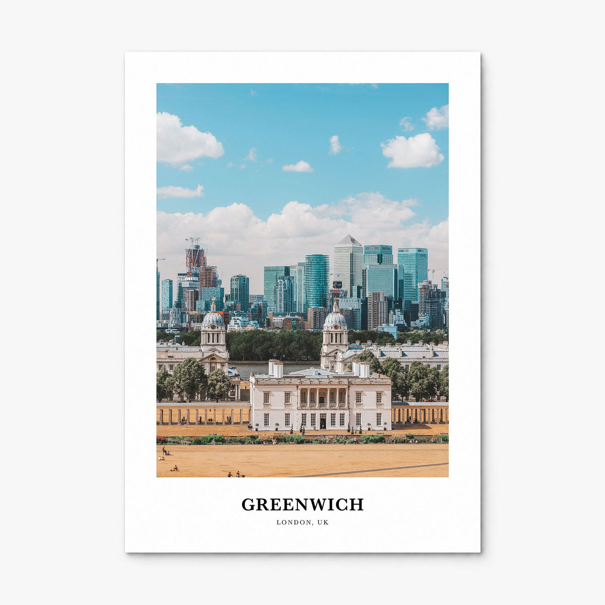 Greenwich, London Classic Poster, print only (unframed)