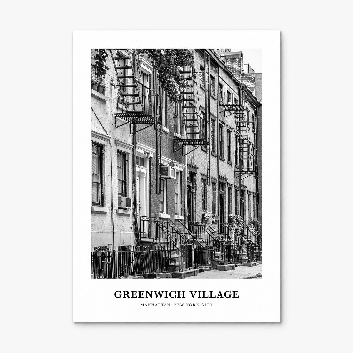 Greenwich Village Classic Poster, print only (unframed)