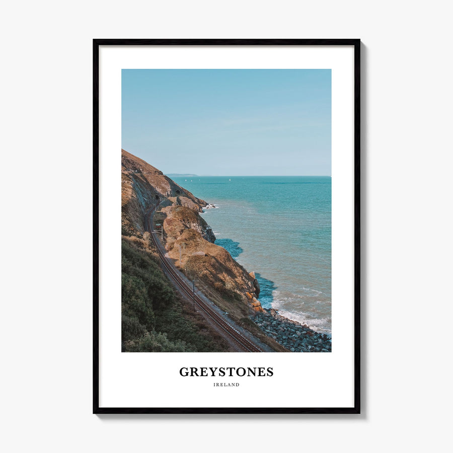 Greystones Classic Poster, framed poster mockup