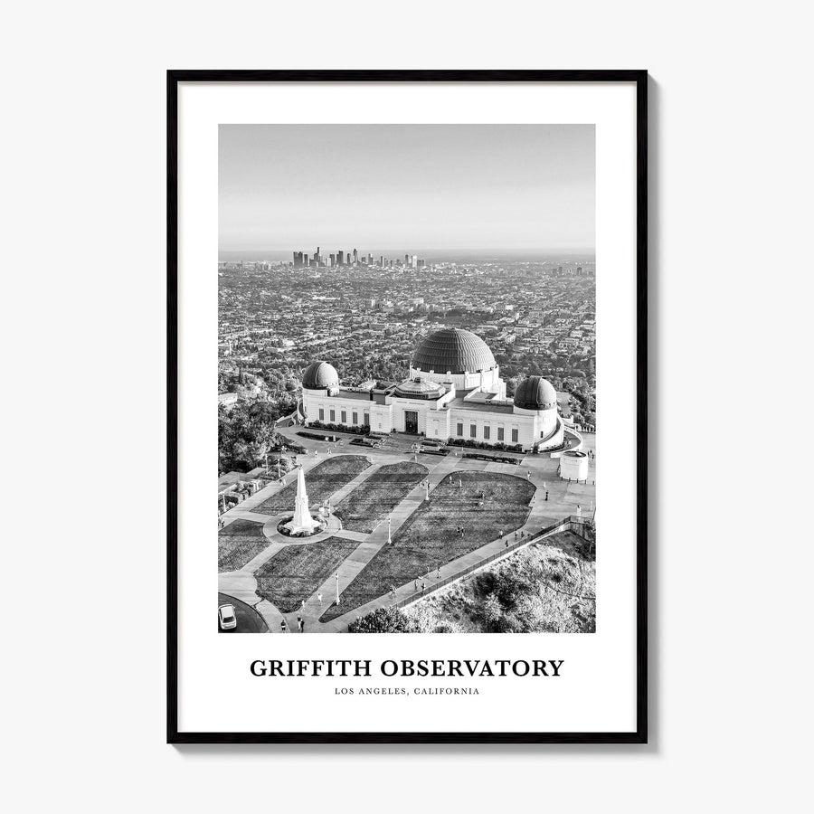 Griffith Observatory Classic Poster, framed poster mockup