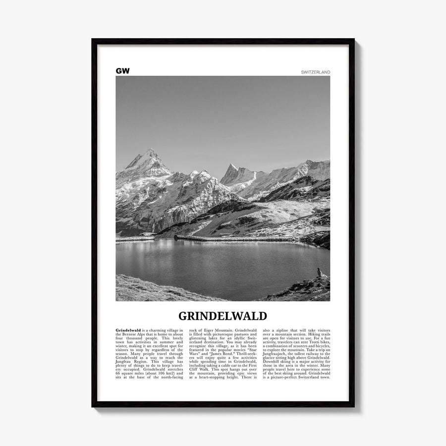 Grindelwald Newspaper Poster, framed poster mockup