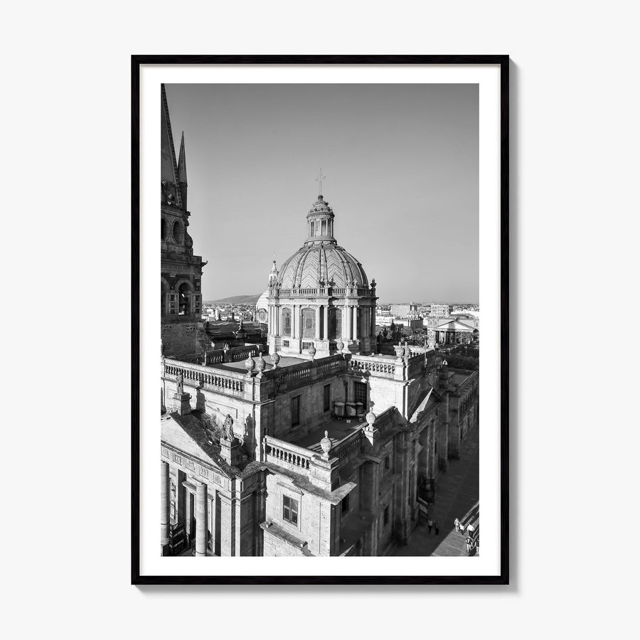 Guadalajara Photo Poster, framed poster mockup, white border