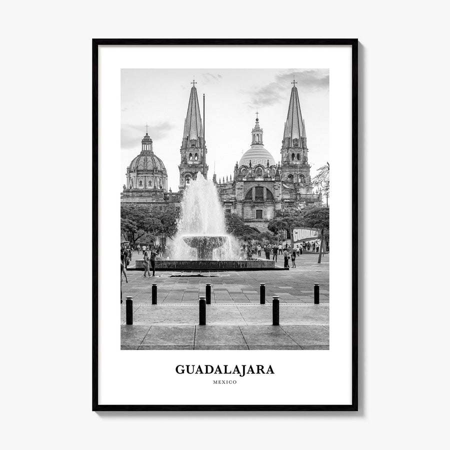 Guadalajara Classic No 1 Poster, framed poster mockup