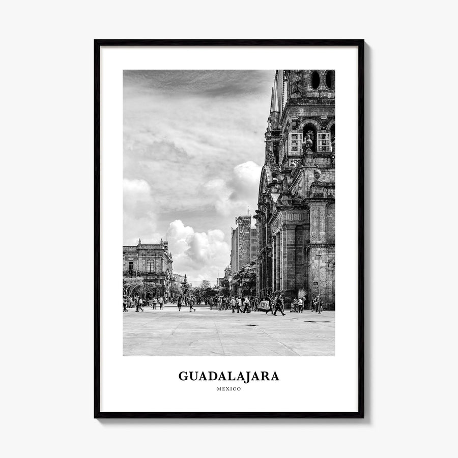 Guadalajara Classic No 2 Poster, framed poster mockup