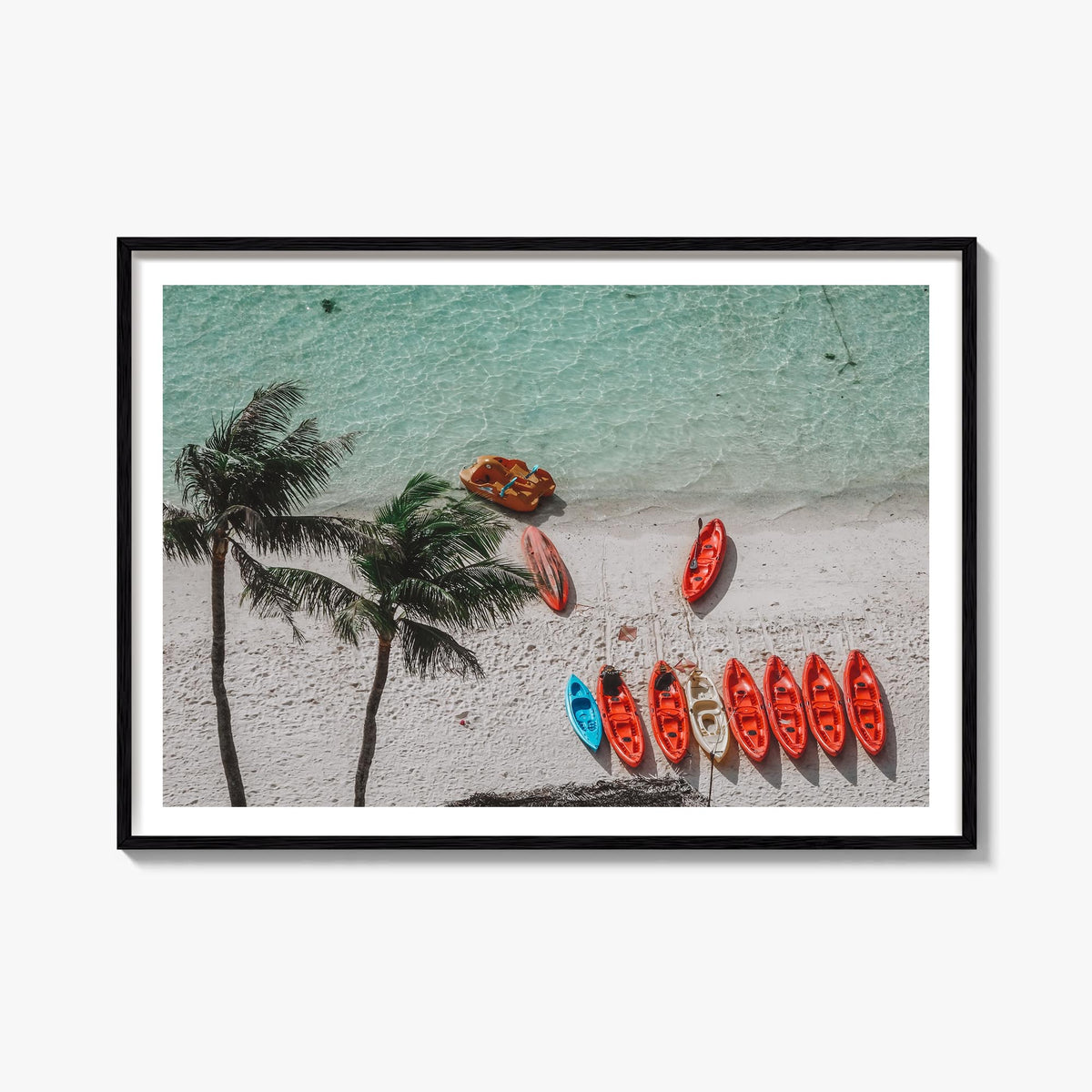 Guam colorful photo poster of Oceania – horizontal wall art, unframed print shown in interior mockup