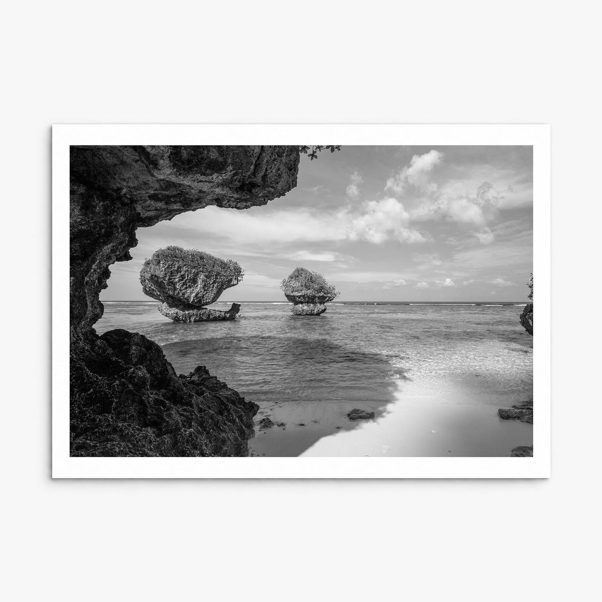 Guam Photo Poster, print only (unframed), white border