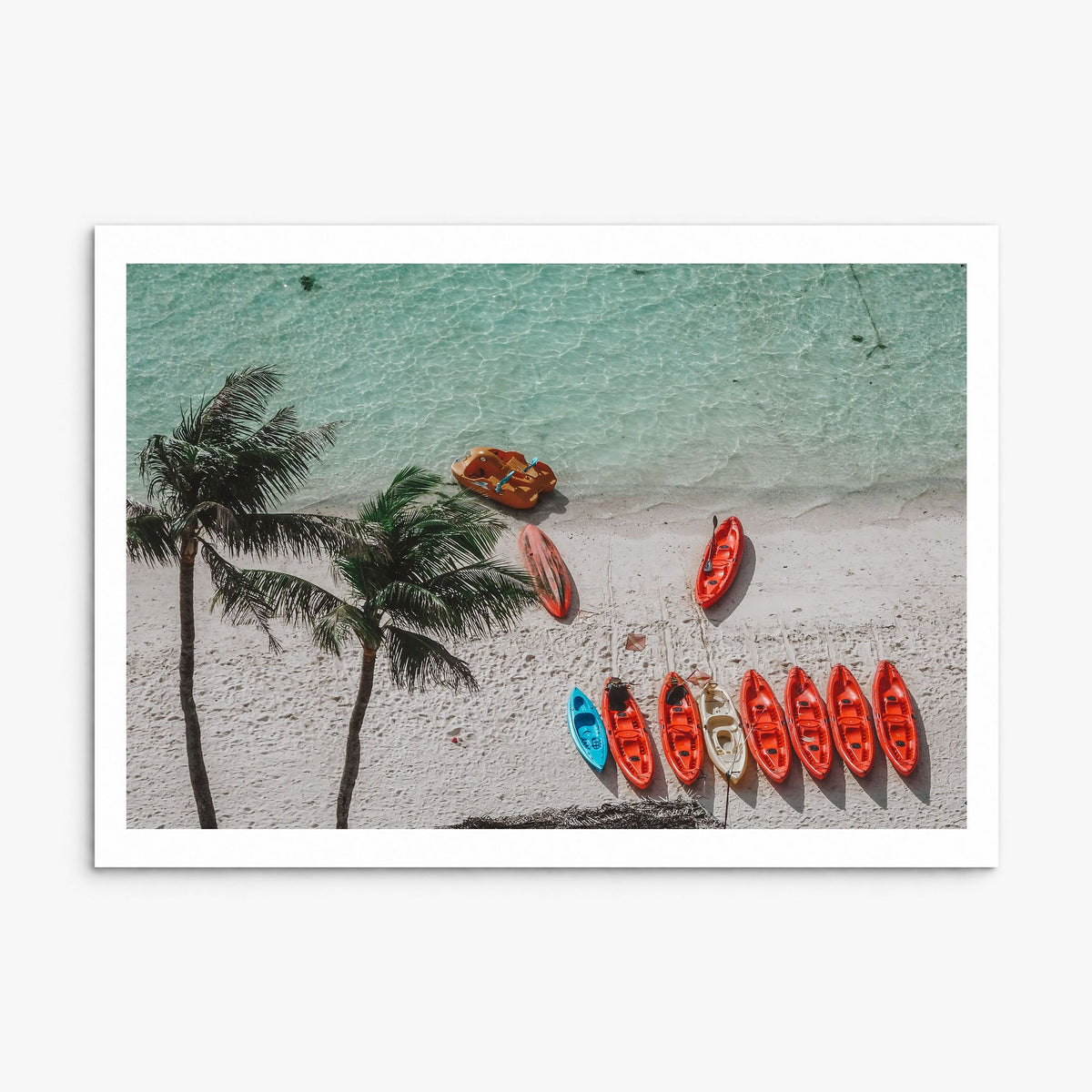 Guam Photo Poster, print only (unframed), white border