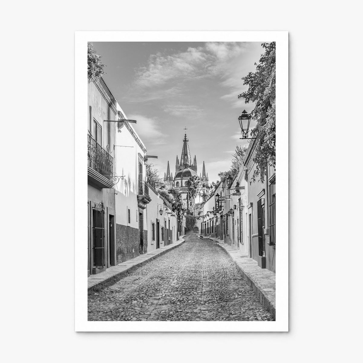 Guanajuato City Photo Poster, print only (unframed), white border