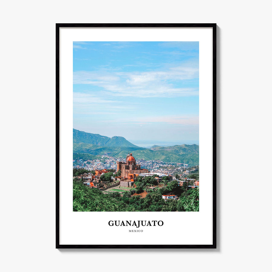 Guanajuato City Classic No 1 Poster, framed poster mockup