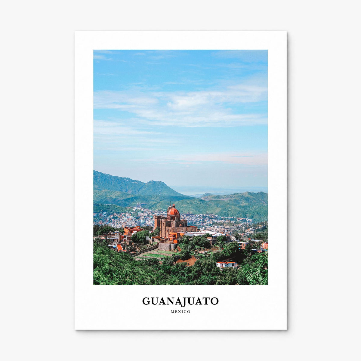 Guanajuato City Classic No 1 Poster, print only (unframed)
