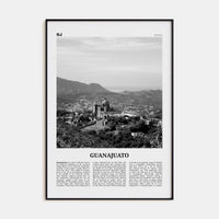 Guanajuato (State) Poster None / 8x12 in Nbourhood Travel B&W Poster