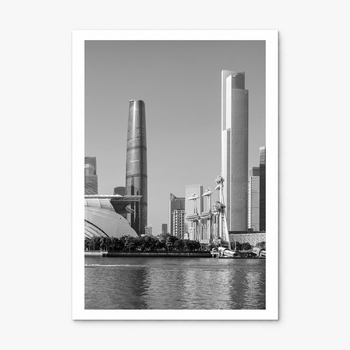 Guangzhou Photo Poster, print only (unframed), white border