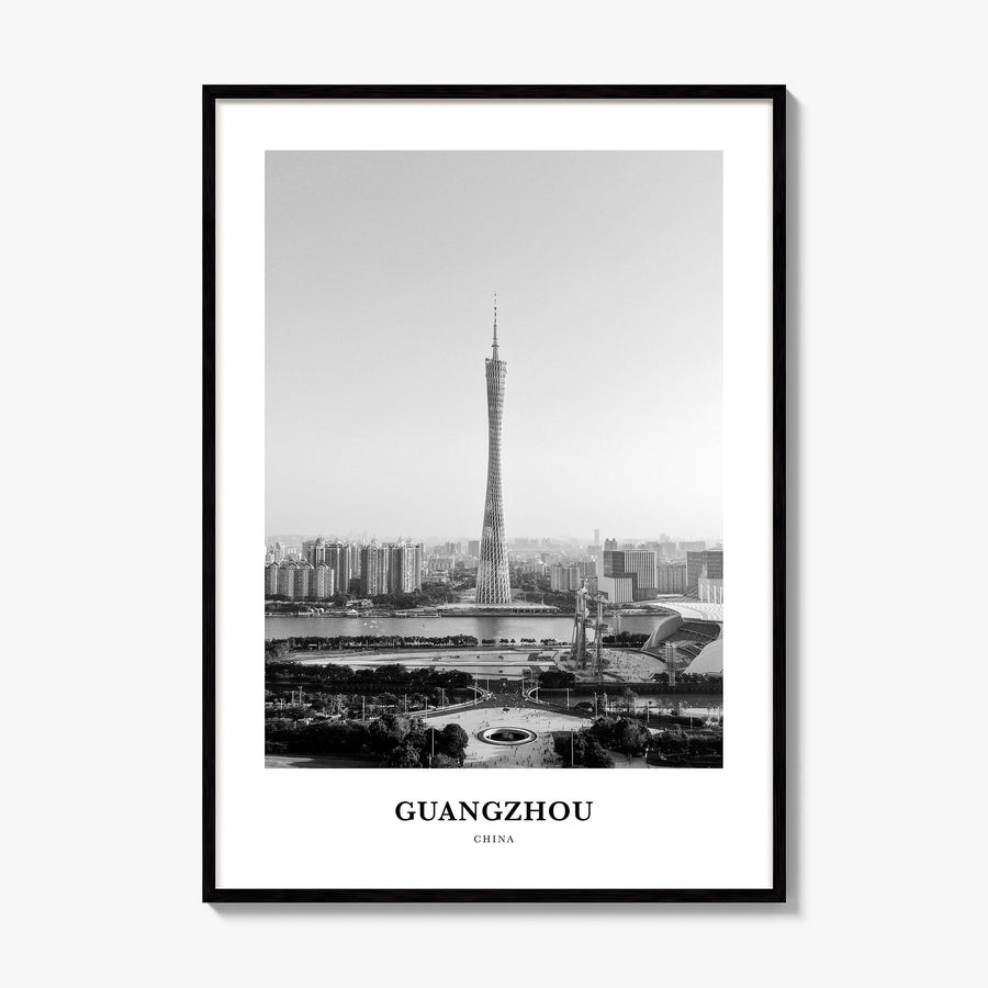Guangzhou Classic Poster, framed poster mockup