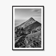 Guatemala black & white photo poster of Central America – vertical wall art, unframed print shown in interior mockup
