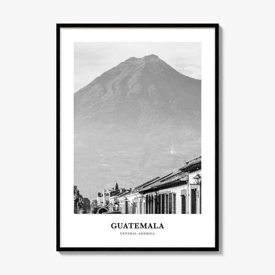 Guatemala Classic No 1 Poster, framed poster mockup