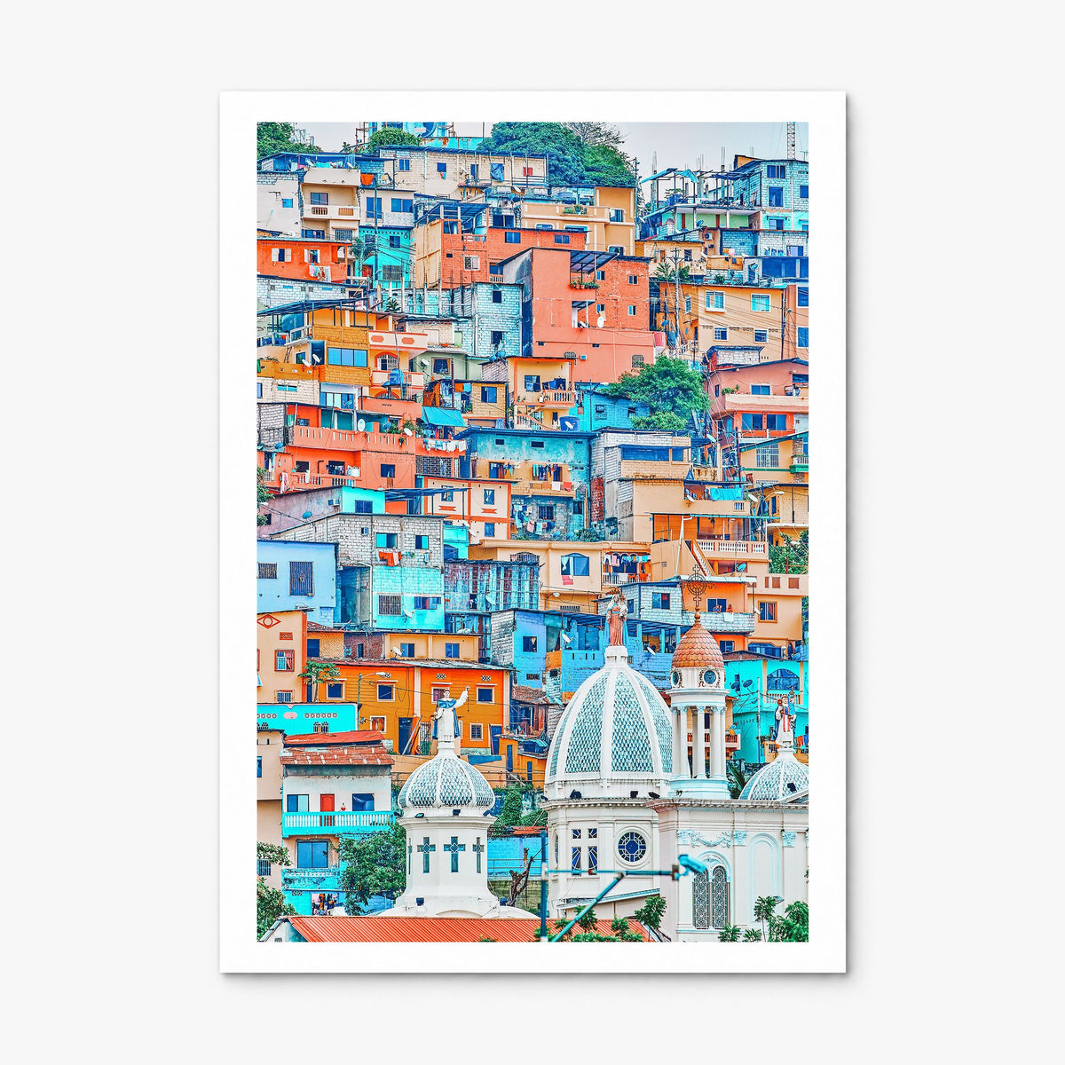 Guayaquil Photo Poster, print only (unframed), white border