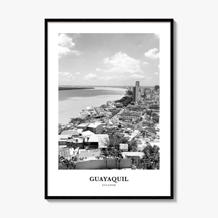 Guayaquil Classic Poster, framed poster mockup