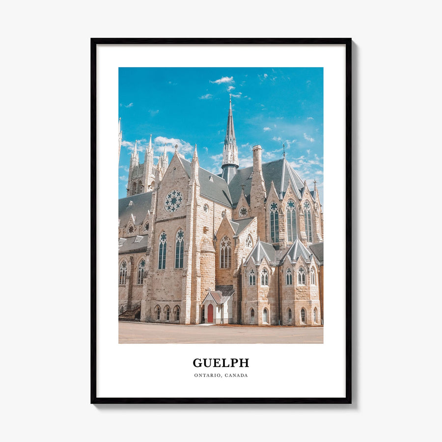 Guelph Classic Poster, framed poster mockup