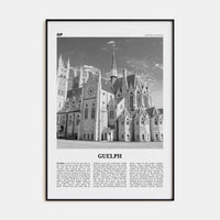 Guelph Poster None / 8x12 in Nbourhood Travel B&W Poster