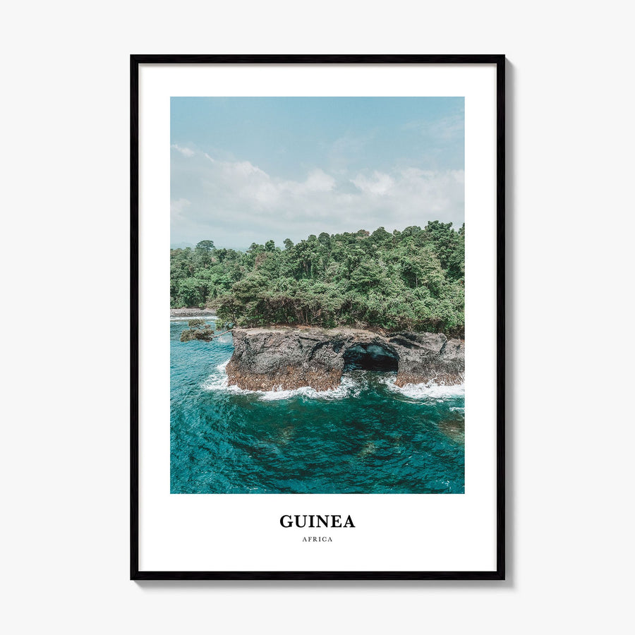 Guinea Classic No 1 Poster, framed poster mockup