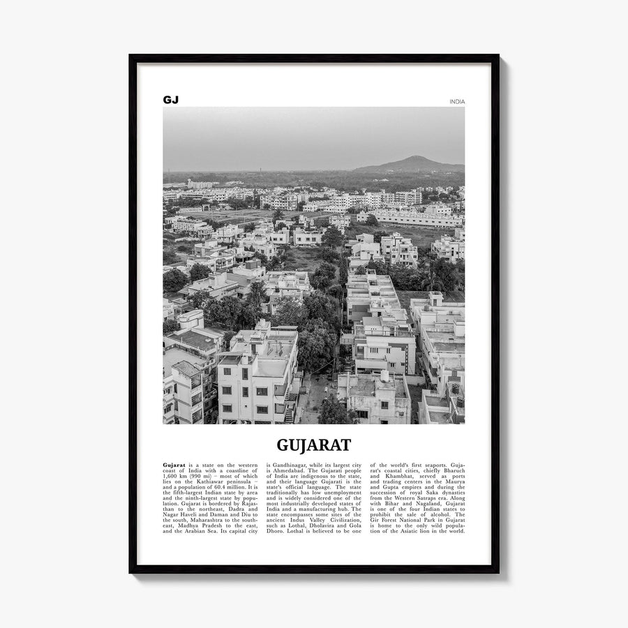 Gujarat Newspaper Poster, framed poster mockup